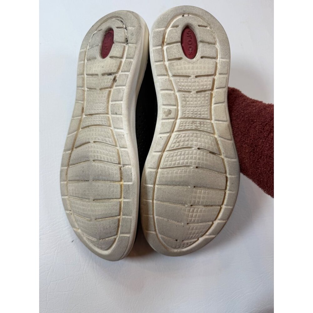 LiteRide By Crocs Mens Black Casual Shoes Size M10 Lightweight Breathable Design - Picture 6 of 8